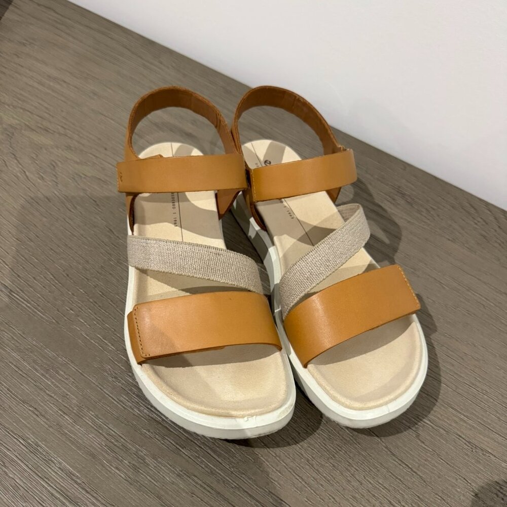 ECCO Women's Brown Flowt Sandal - Size 8 (38) - Picture 4 of 10